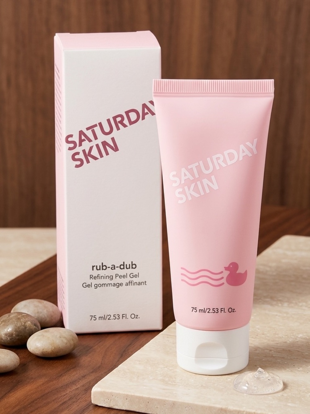 SATURDAY SKIN Rub-A-Dub Refining Peel Gel 75mL /2.53 fl oz Pore-Refining